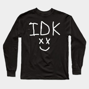 KVLI3N ''IDK'' Long Sleeve T-Shirt